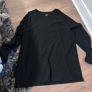 Black Men's ribbed thick thermal NWOT GOODFELLOW 2x